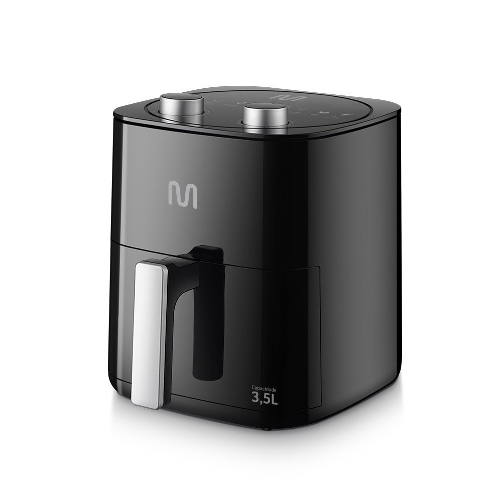 Fritadeira Elétrica Air Fryer Multi 3,5L 1350W Preta GO229