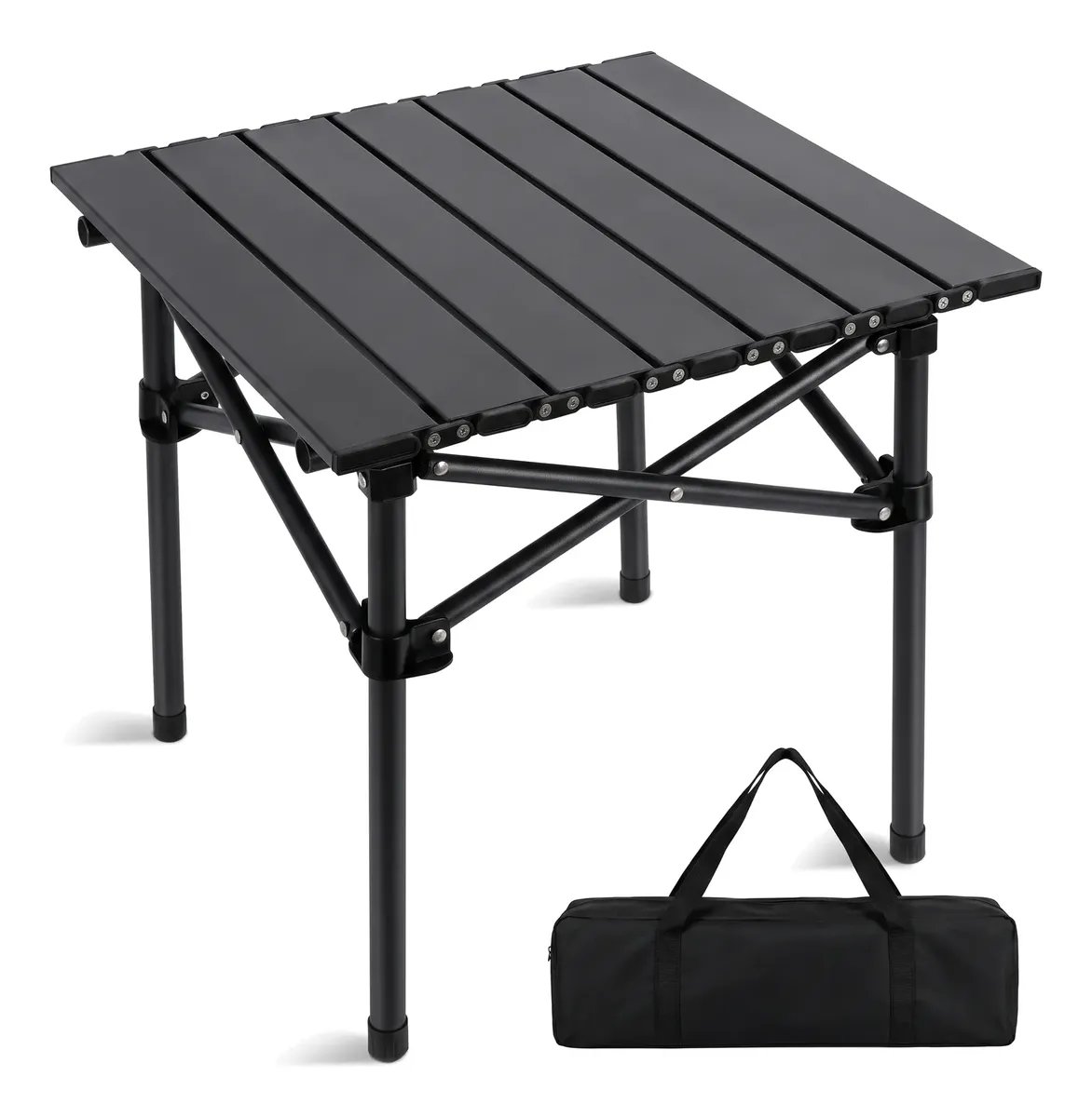 Mesa Dobrável Portátil em Alumínio para Camping e Churrasco