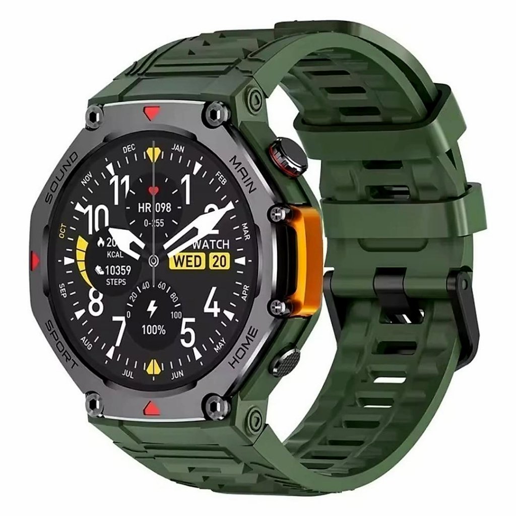 Smartwatch Microwear M REX 4: Tela AMOLED e Resistência 5ATM